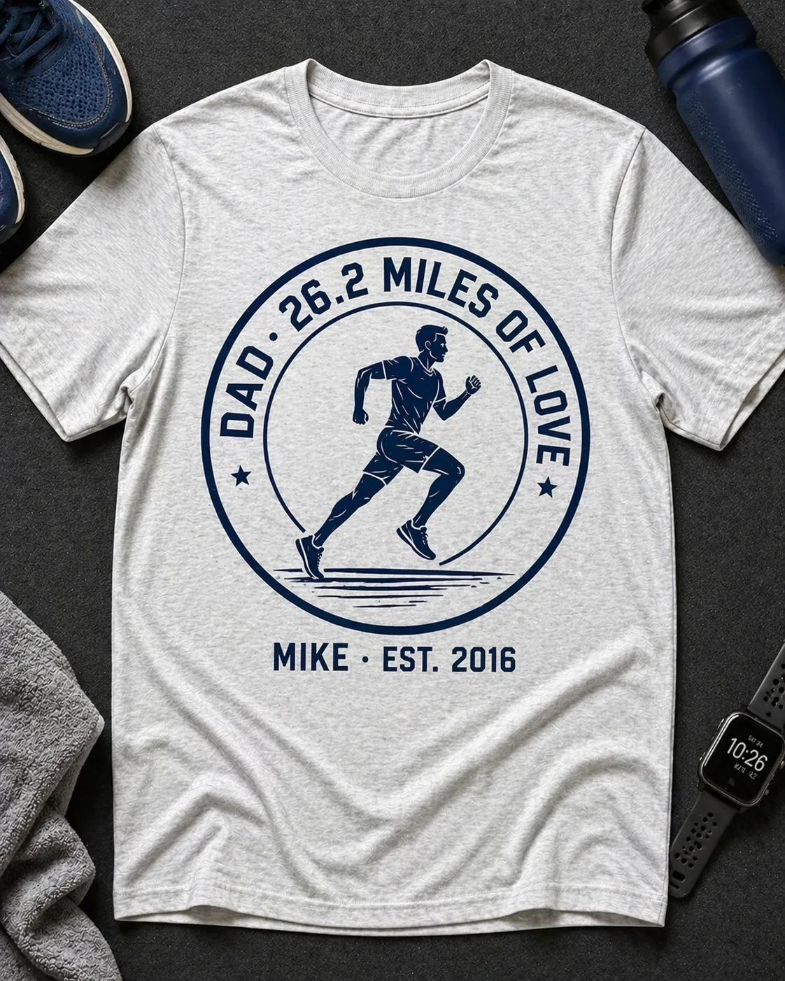 Personalized TShirt for Dad Made With Customily