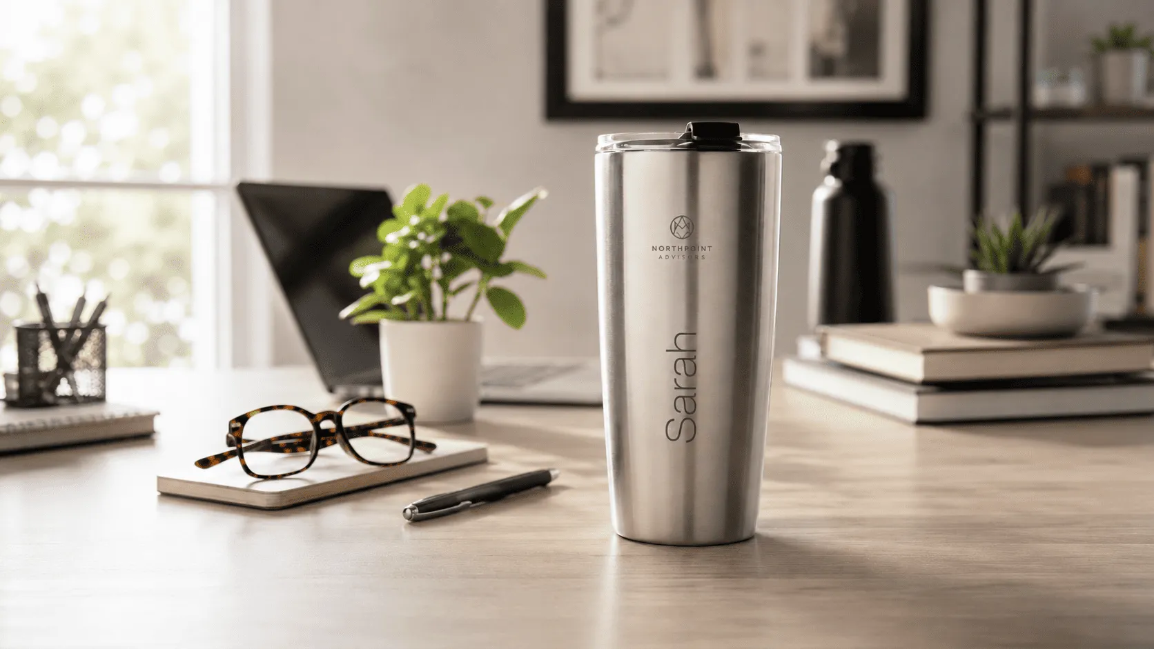 Custom tumbler created by Customily