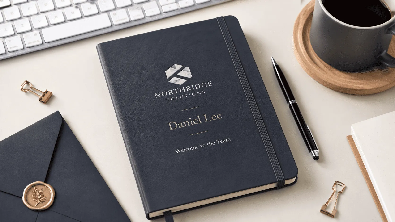 Custom notebook created by Customily