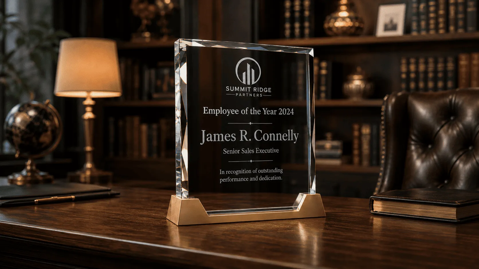 Custom plaque created by Customily