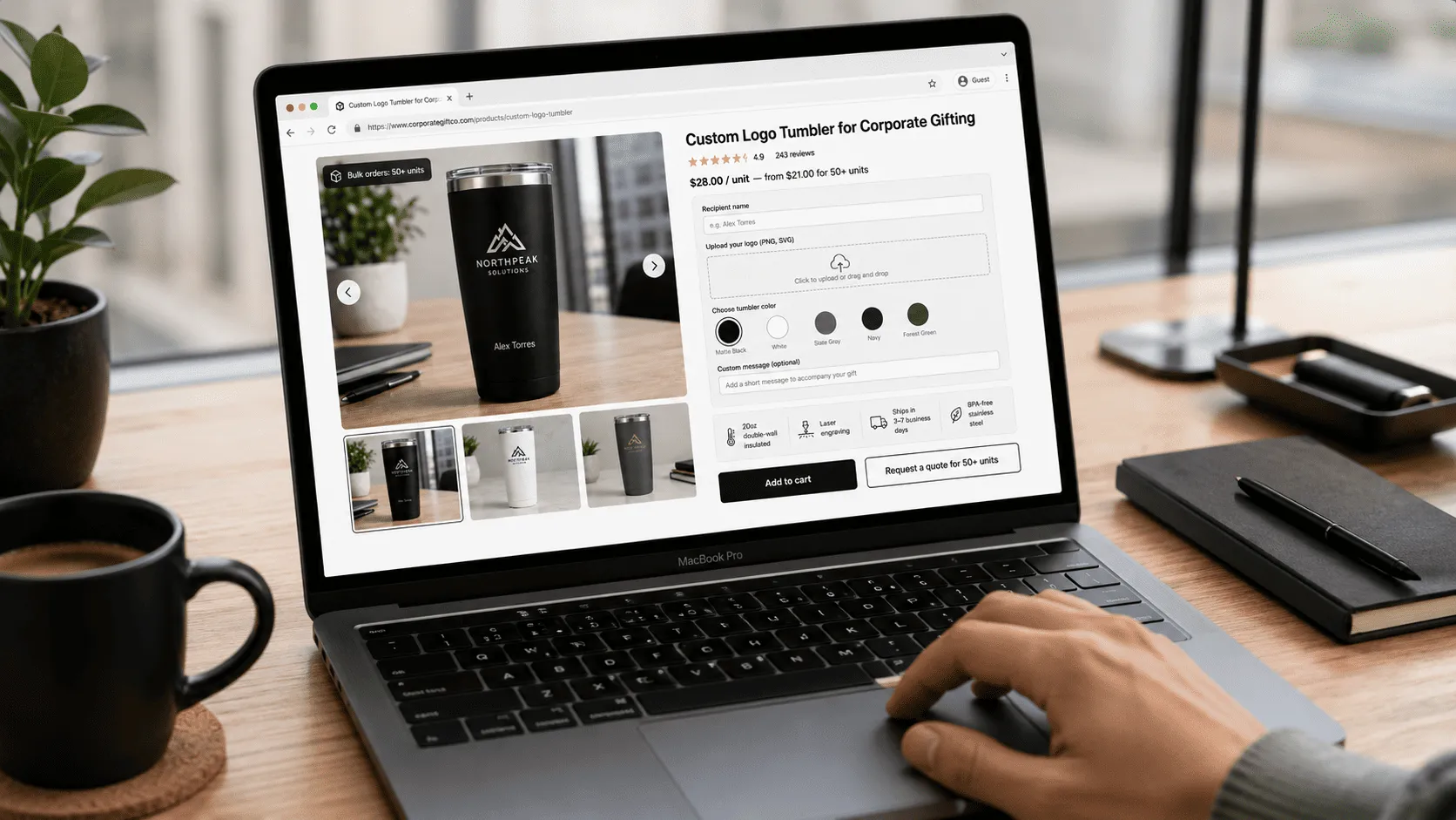 Custom Tumbler web search