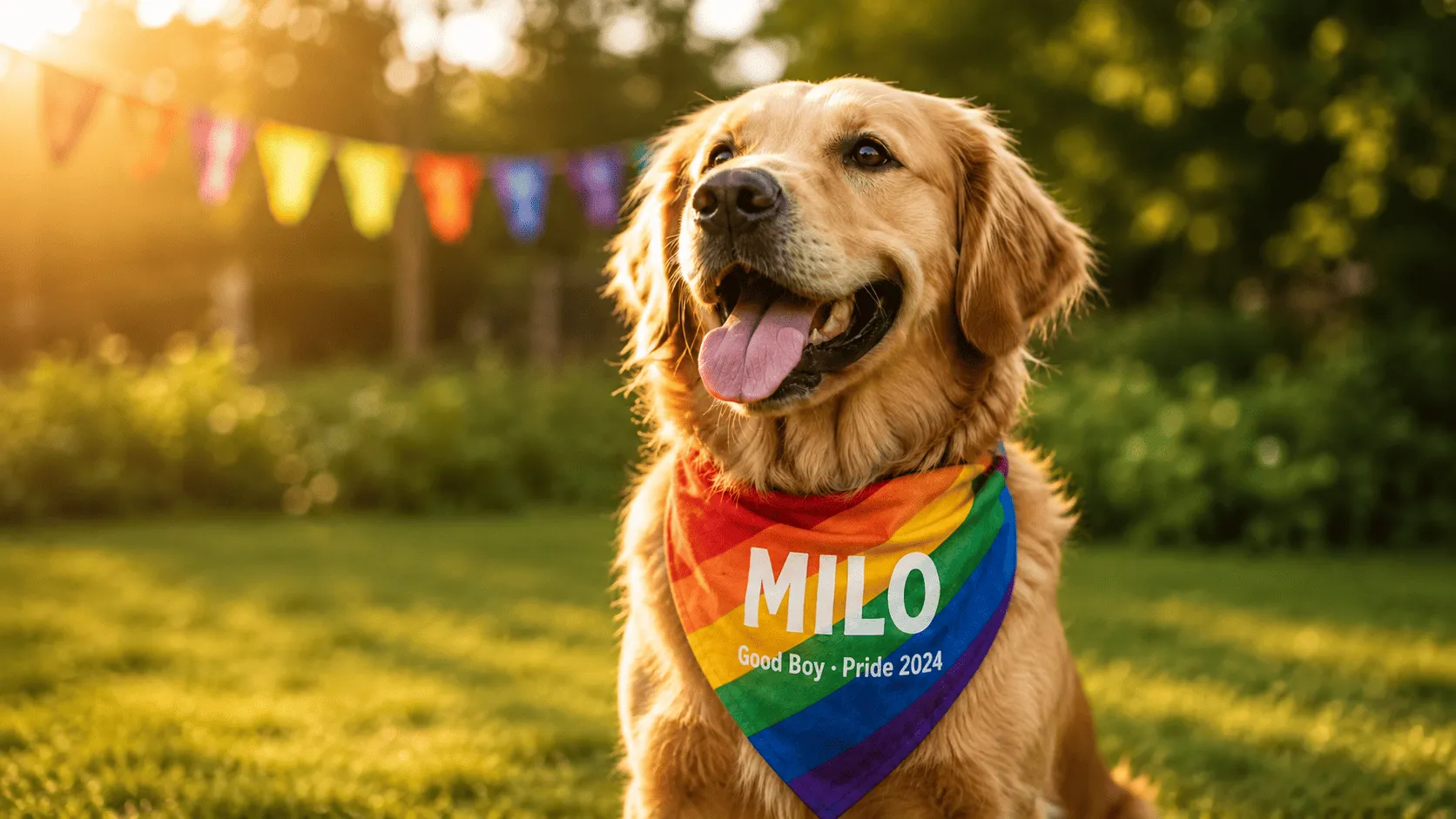 Custom Pride Bandana maid in Customily