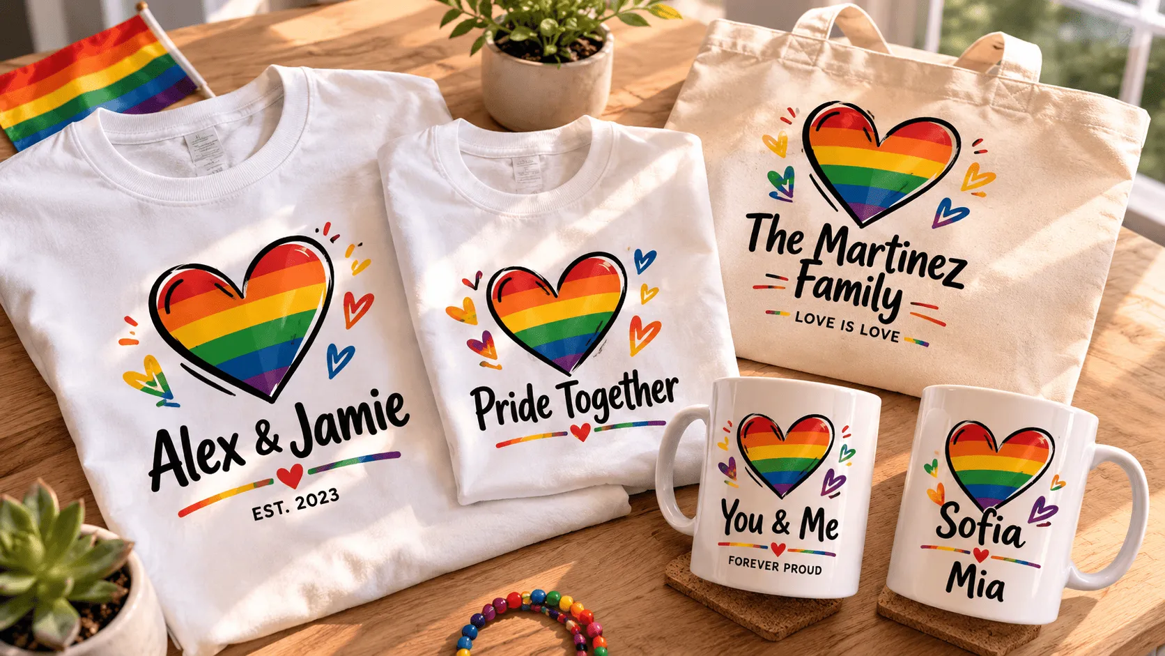 Custom Pride Family Product maid in Customily