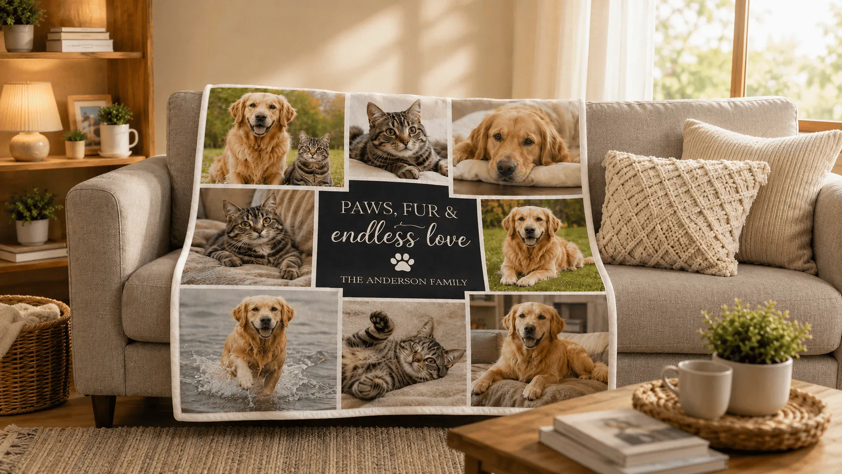 Custom Pet Blanket made by Customily