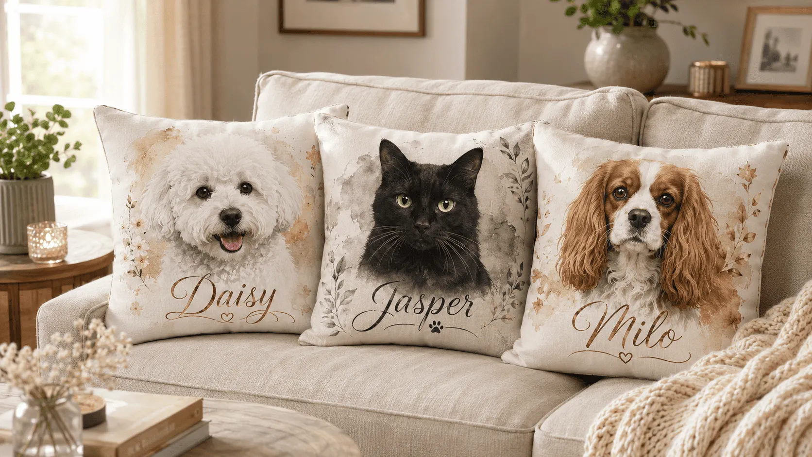 Custom Pet Pillow made by Customily