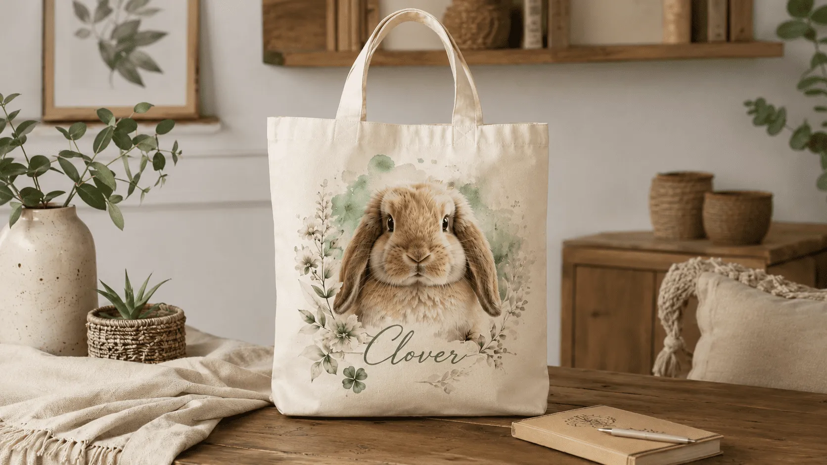 Custom Pet Tote Bag made by Customily