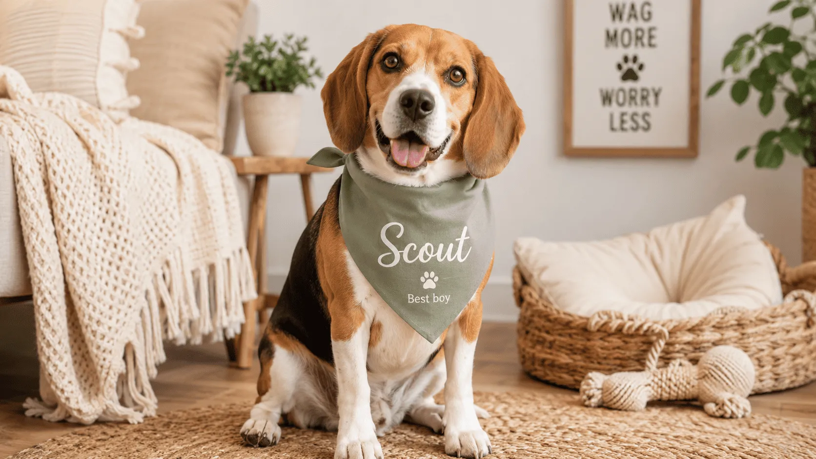 Custom Pet Bandana made by Customily