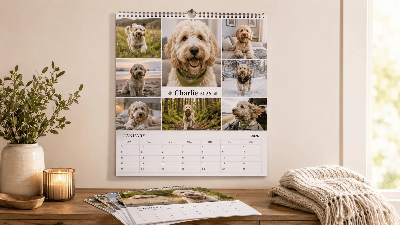 Custom Pet Calendars made by Customily