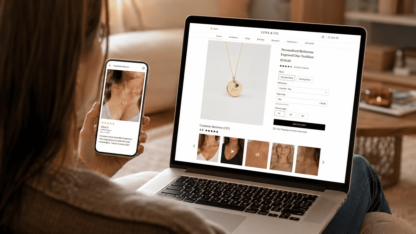 Loox visual product