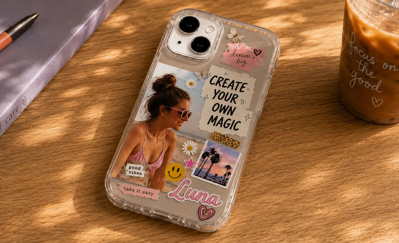 Customized photo phone case
