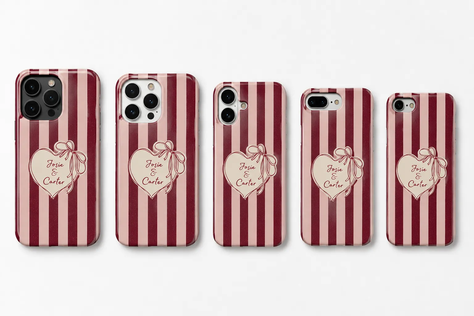 collection of personalized phone cases for different mobile models