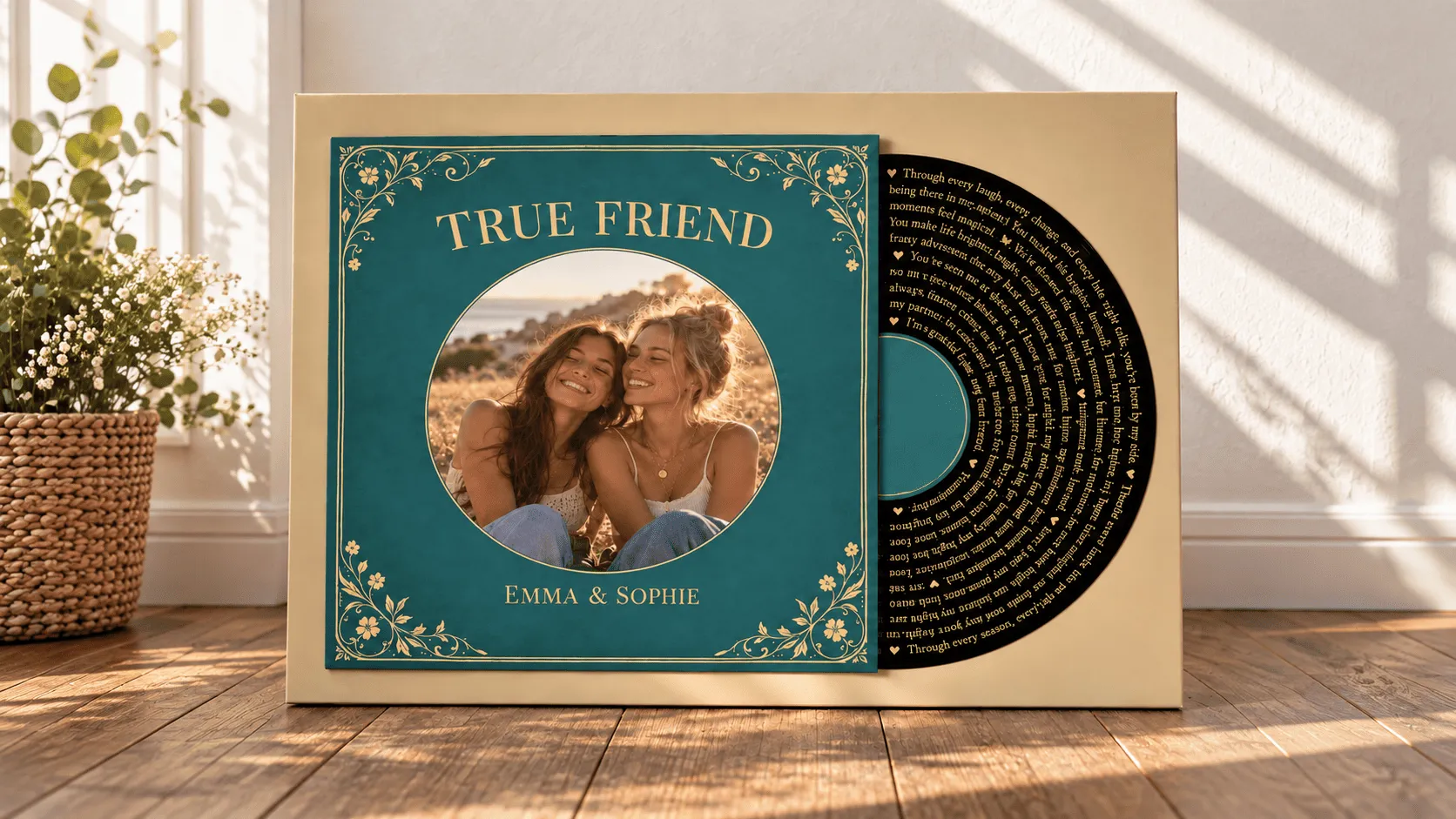 Personalized Vinly Frmae 