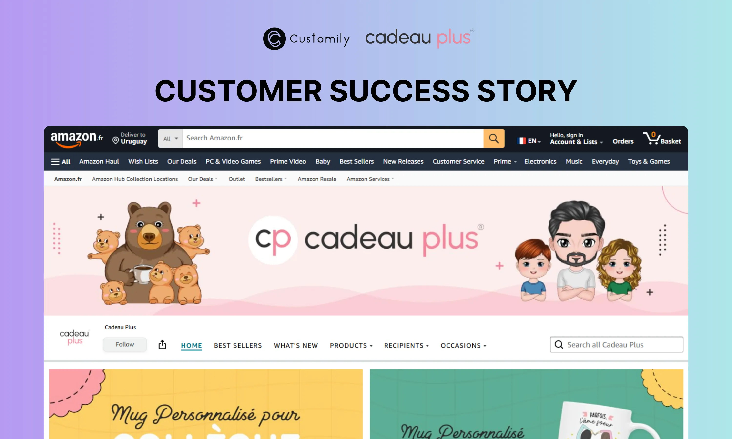 Cadeau Plus Amazon Store screenshot