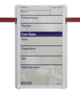 Photo of Rail Mounting Kit with VU Ease Patient Information Board
