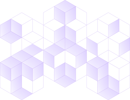 A black and purple background with squares and rectangles.