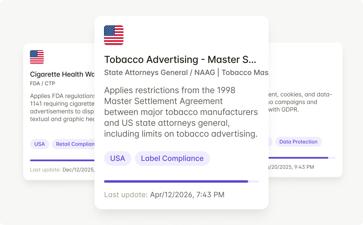 Card showing food labeling health claims for fiber and cancer risk by the FDA, describing regulation of health claims on food labels related to diets low in fat and high in fiber to reduce cancer risk, with last update December 5, 2025.