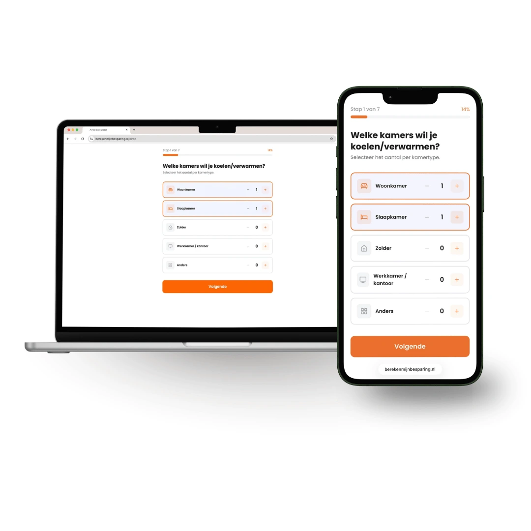 Voorbeeld van een configurator voor een klant