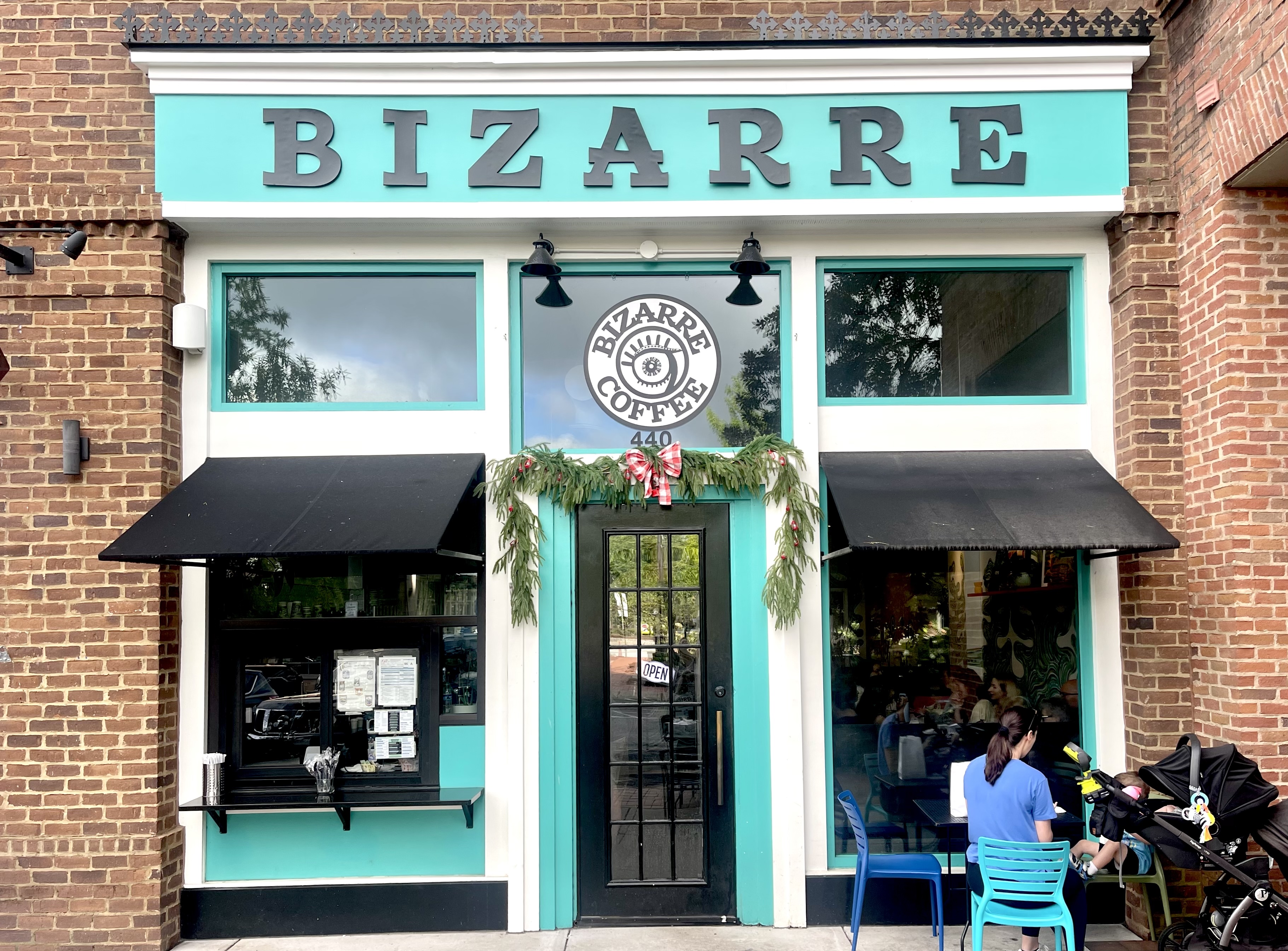 Bizarre Coffee in Woodstock, GA, pairs eclectic charm with warm, contemporary design, creating a fun and vibrant energy. 