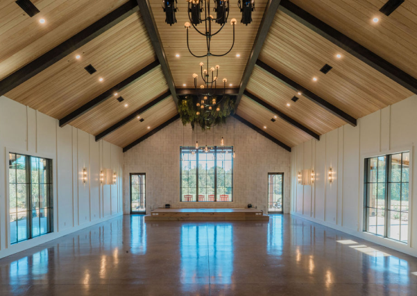 Newground Farm in Canton, GA serves as a welcoming gathering place for the community. Its modern, earthy interior creates the perfect setting to host events while supporting the mission of the New Ground Foundation.