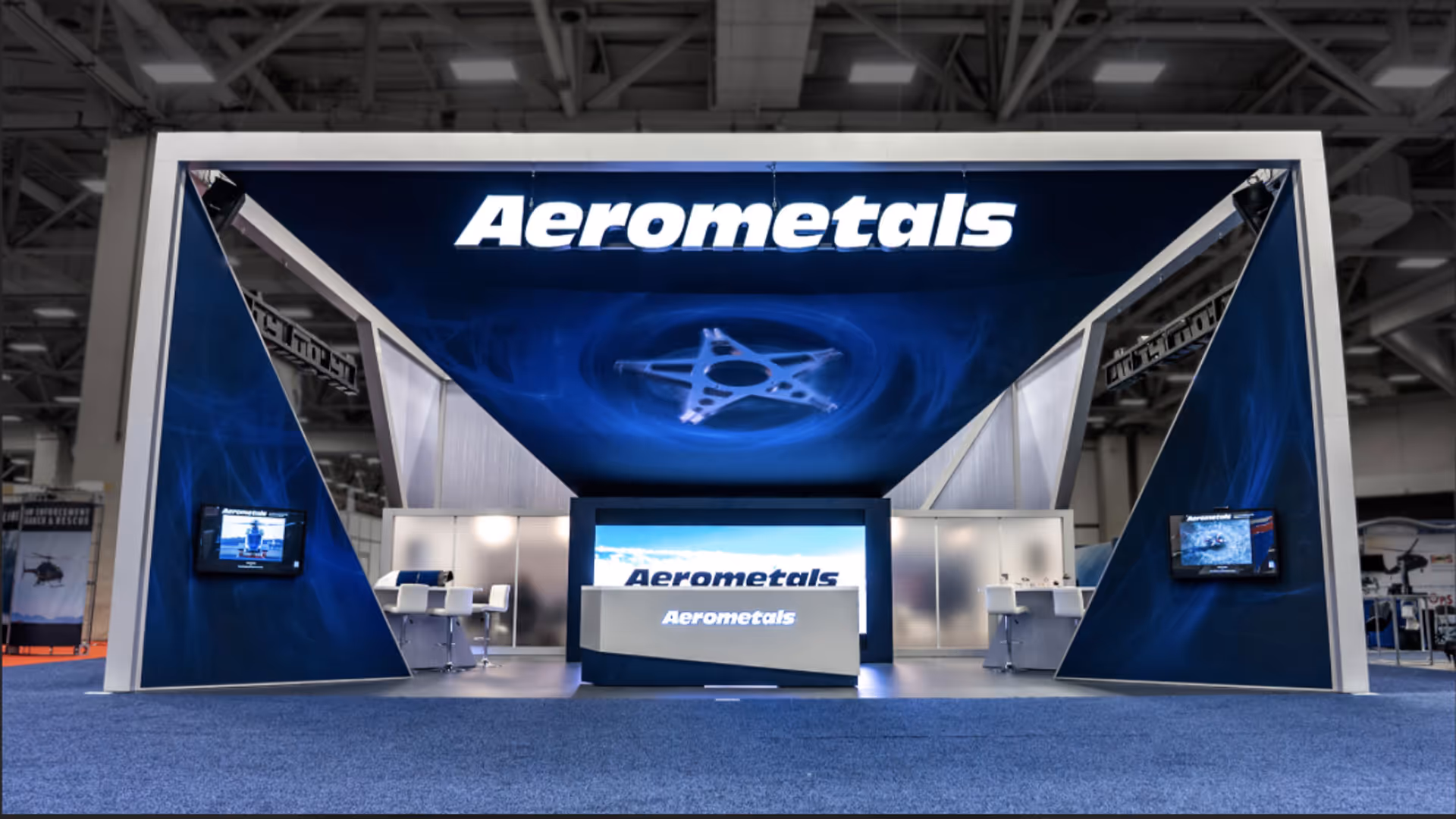 Aerometals Custom exhibit design