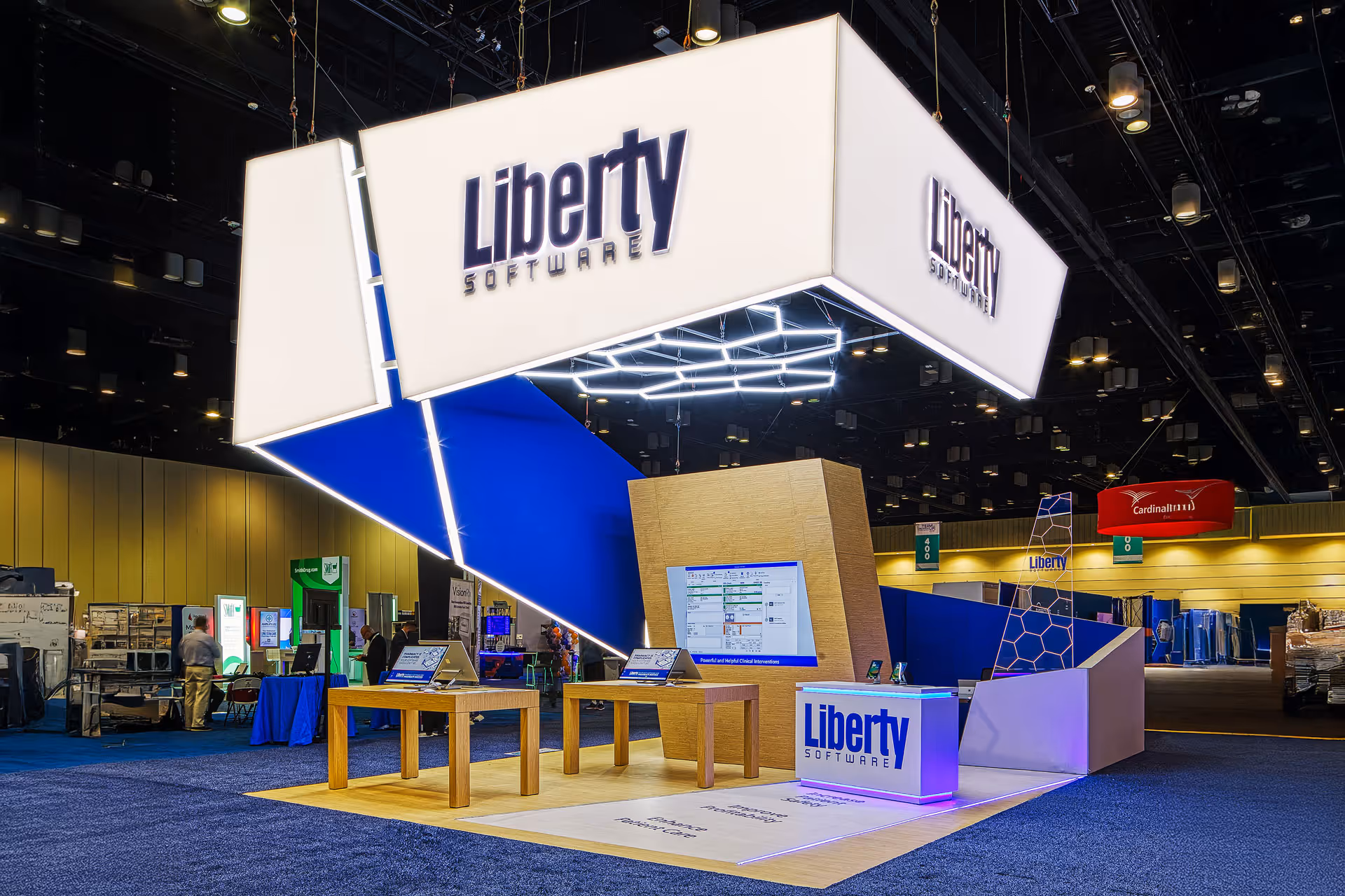 Liberty Software Trade Show Exhibit Designed by The Trade Group