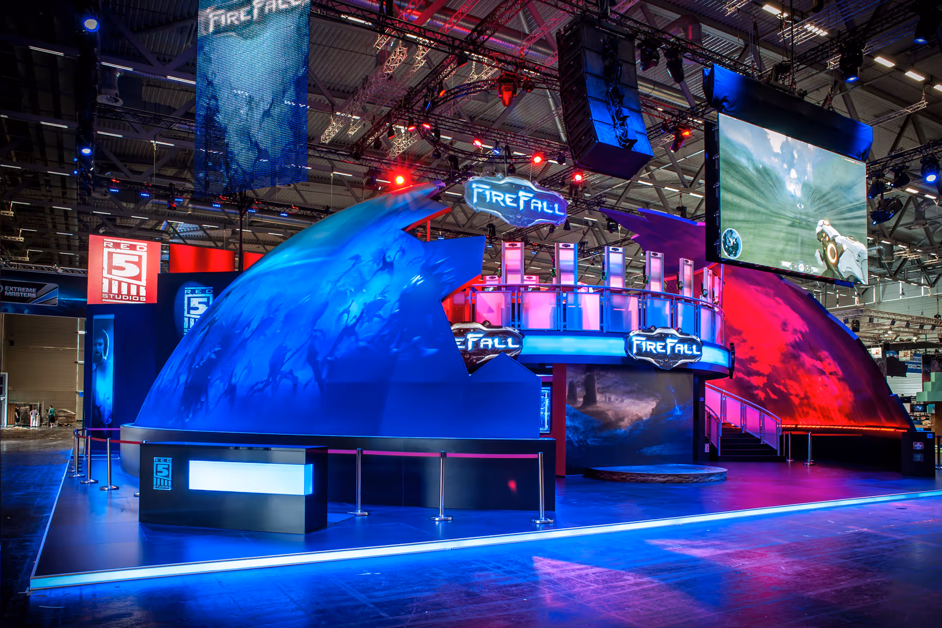 FireFall Exhibit Design