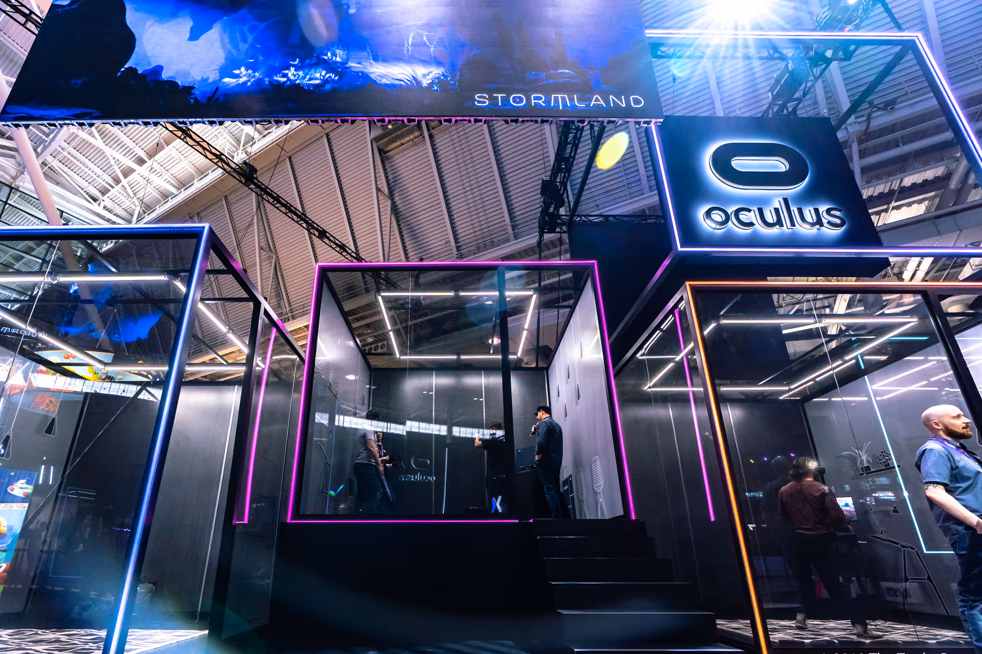 Oculus Booth Design by The Trade Group