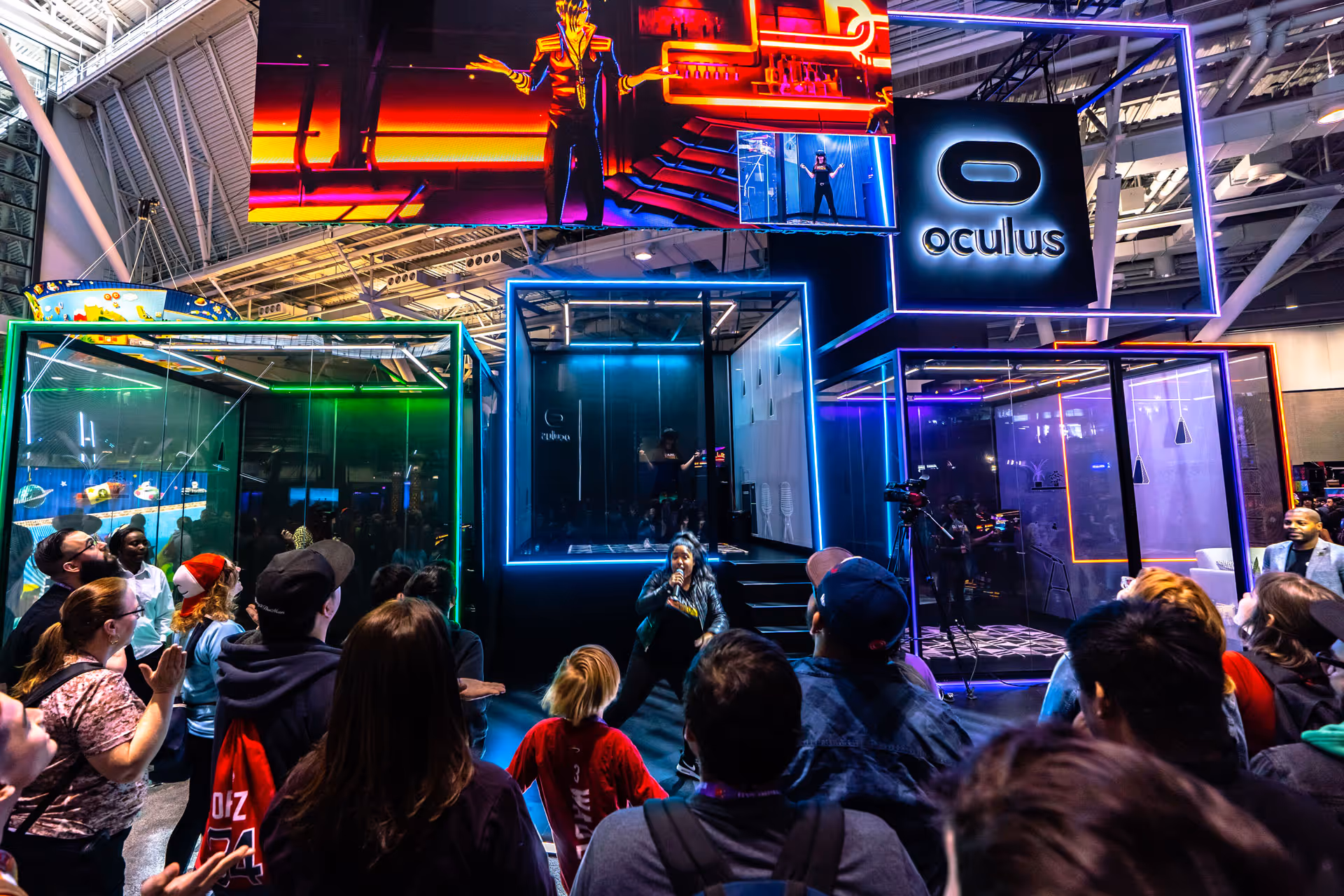 Oculus Booth Design by The Trade Group