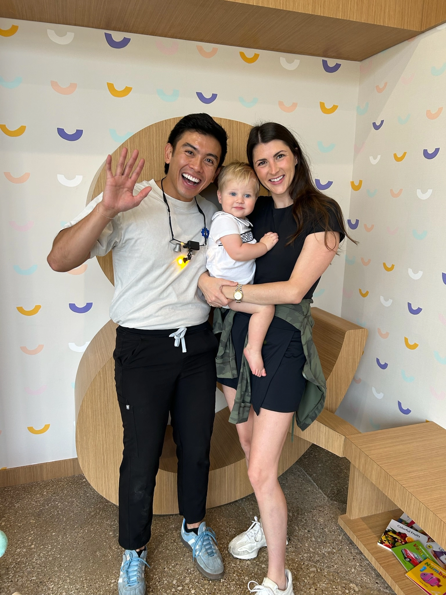 Baby's first dental visit at andSmiles in Dallas TX