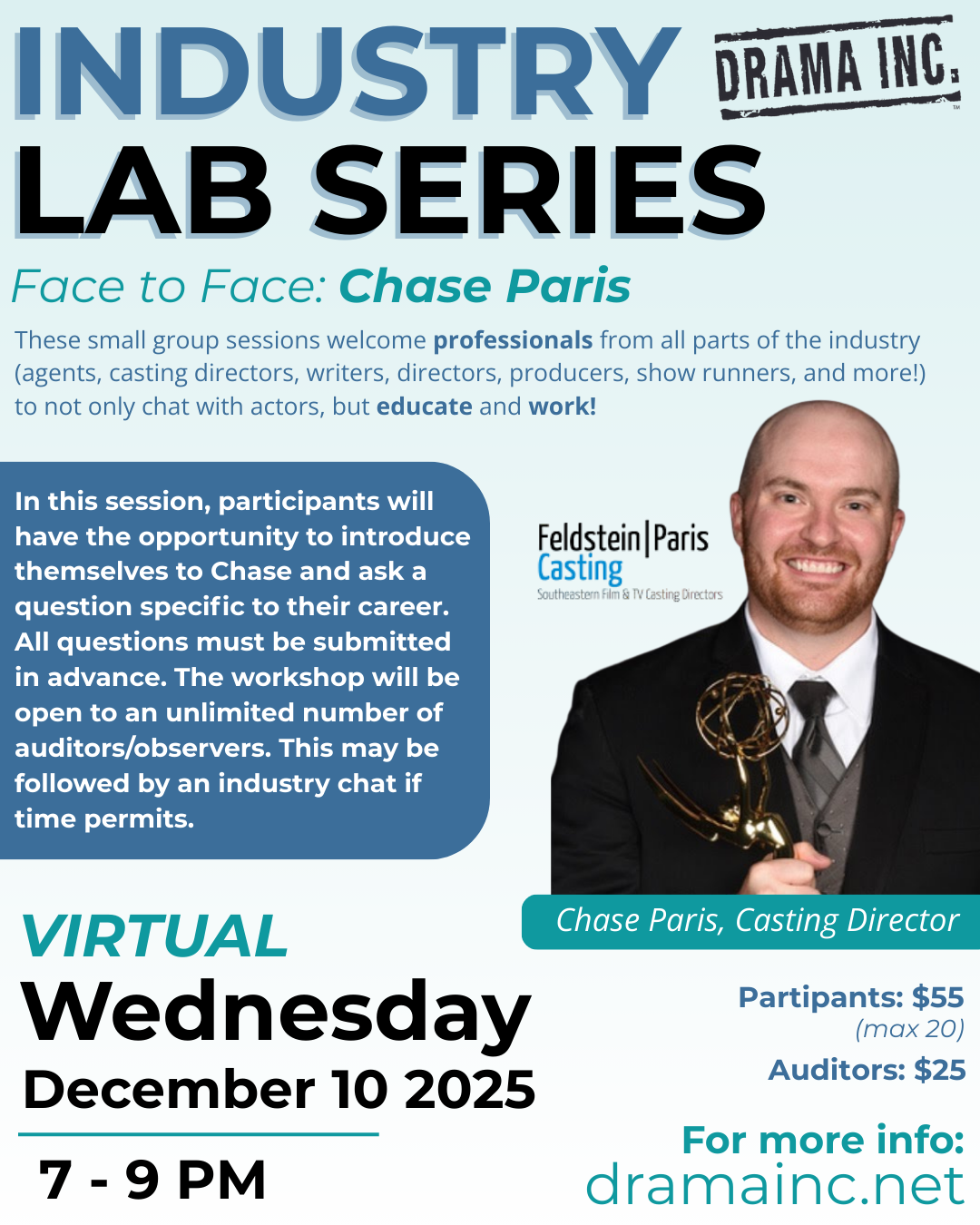 V: INDUSTRY LAB Face to Face: Chase Paris