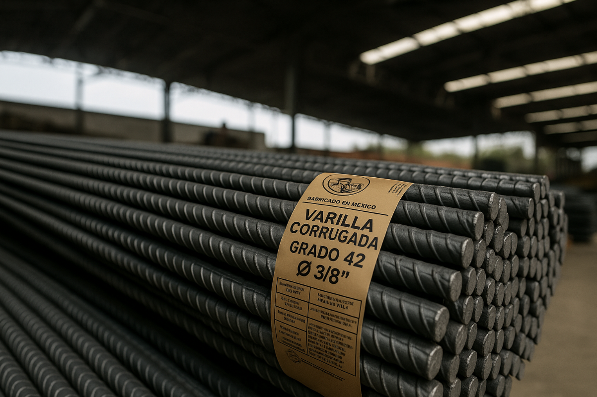 Cómo identificar varilla certificada y evitar materiales falsificados