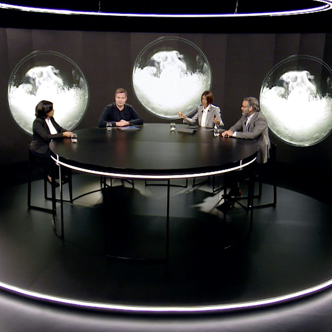 Participant à distance intégré au dispositif live via la solution digitale Gleamer