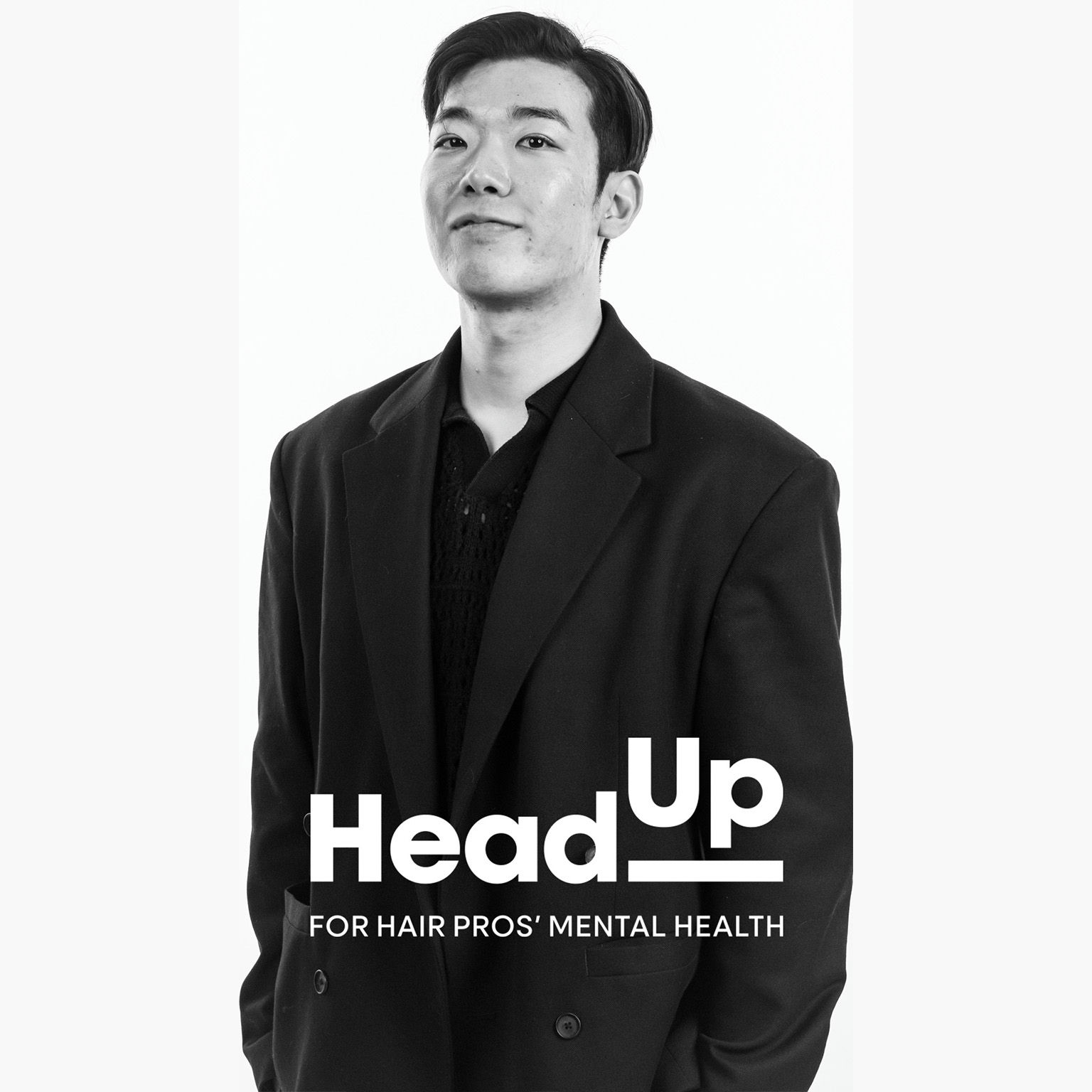 Portrait réalisé dans le studio photo événementiel, coordination avec le photographe Raphael Douge.