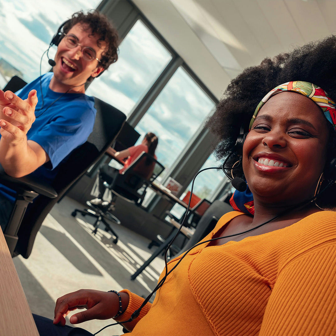 Prise de vue dirigée par L’ensemble Media, série d’images pour communication employeur Orange.