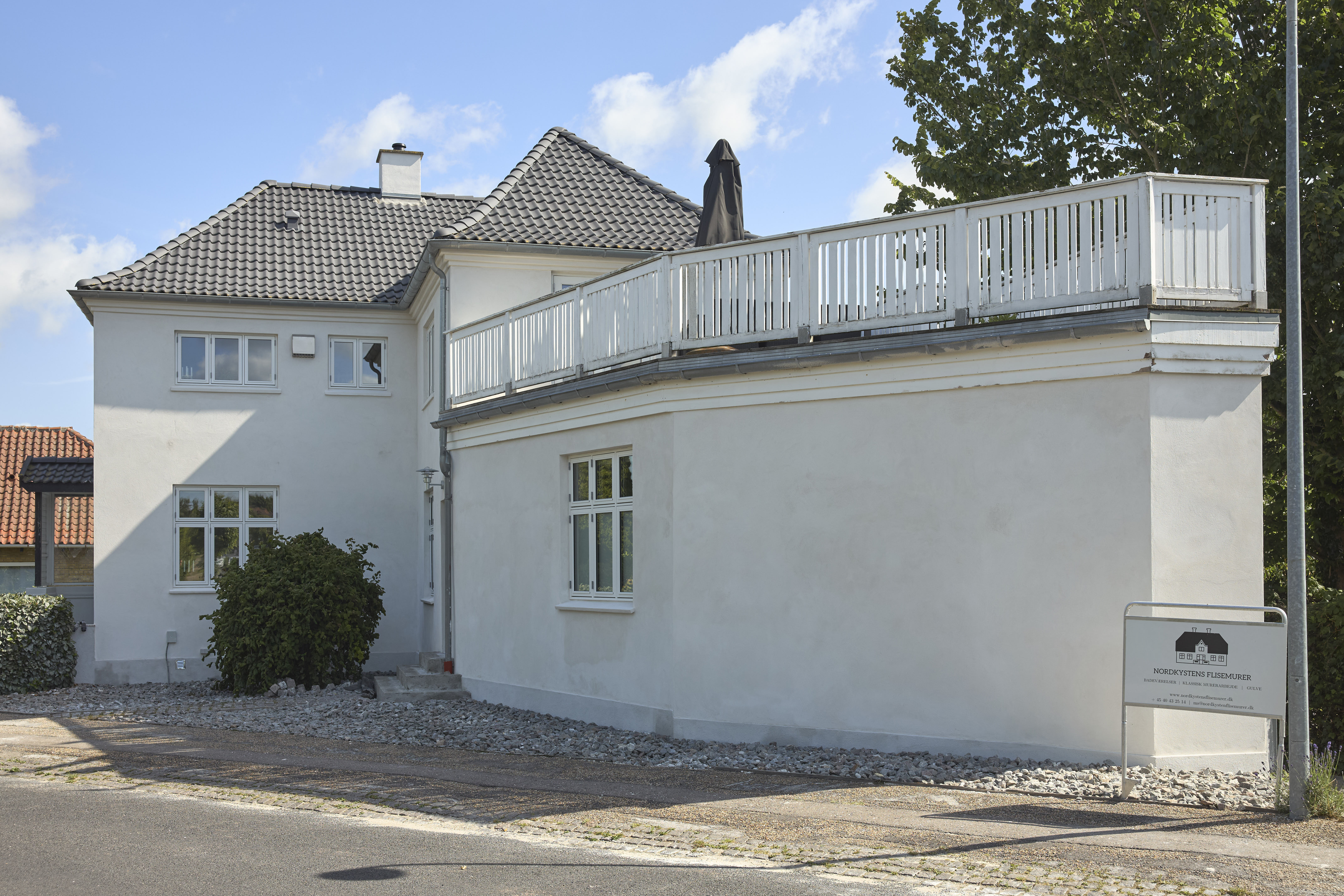 Facaderenovering af klassisk villa