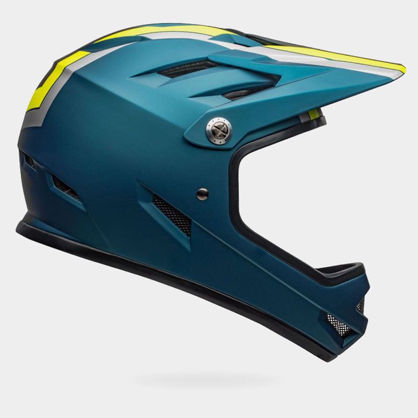 Bell Sanction Matte Blue/Hi-Viz, Cykelhjälm