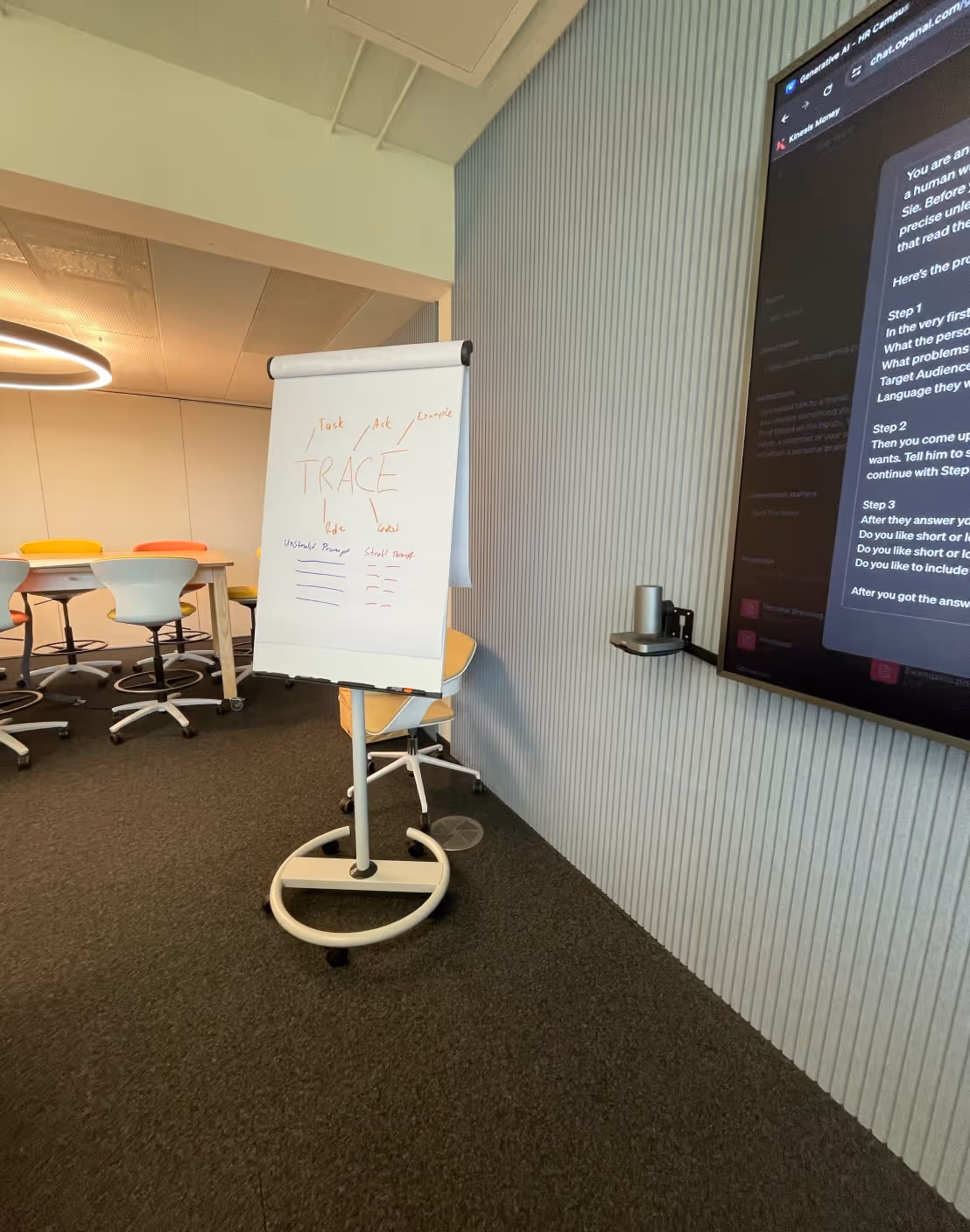 Erfolgsgeschichten und Beispiele von KI-Workshops, Präsentationen, KI-Avataren und vielem mehr.