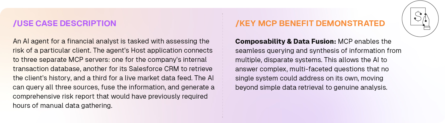 Enterprise and finance Use Cases and benefits