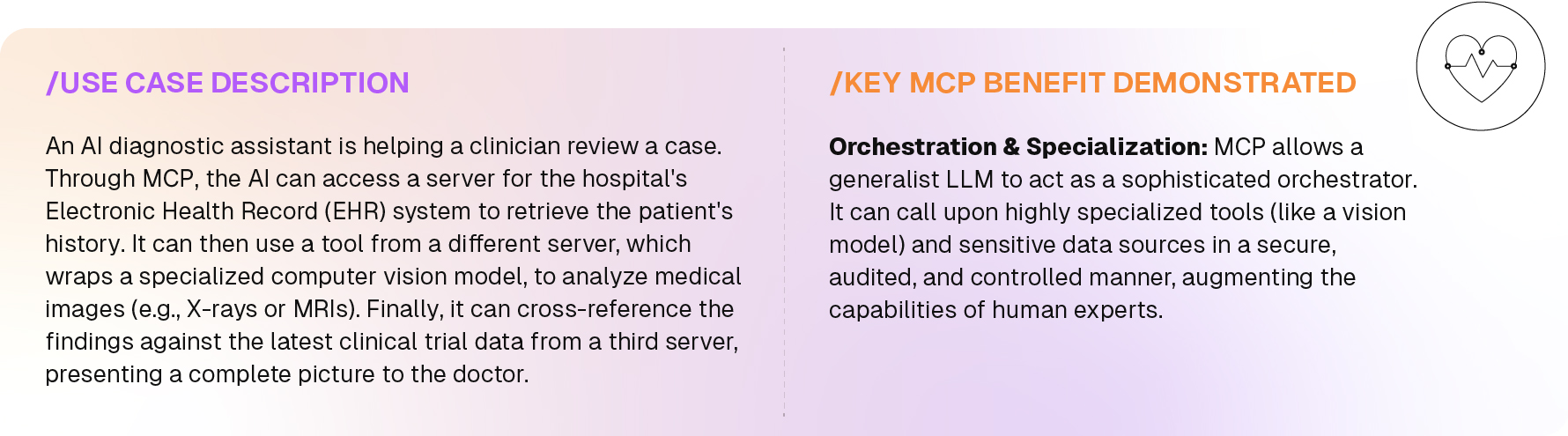 Healthcare Use Cases and benefits