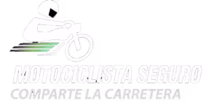 Logo motociclista seguro