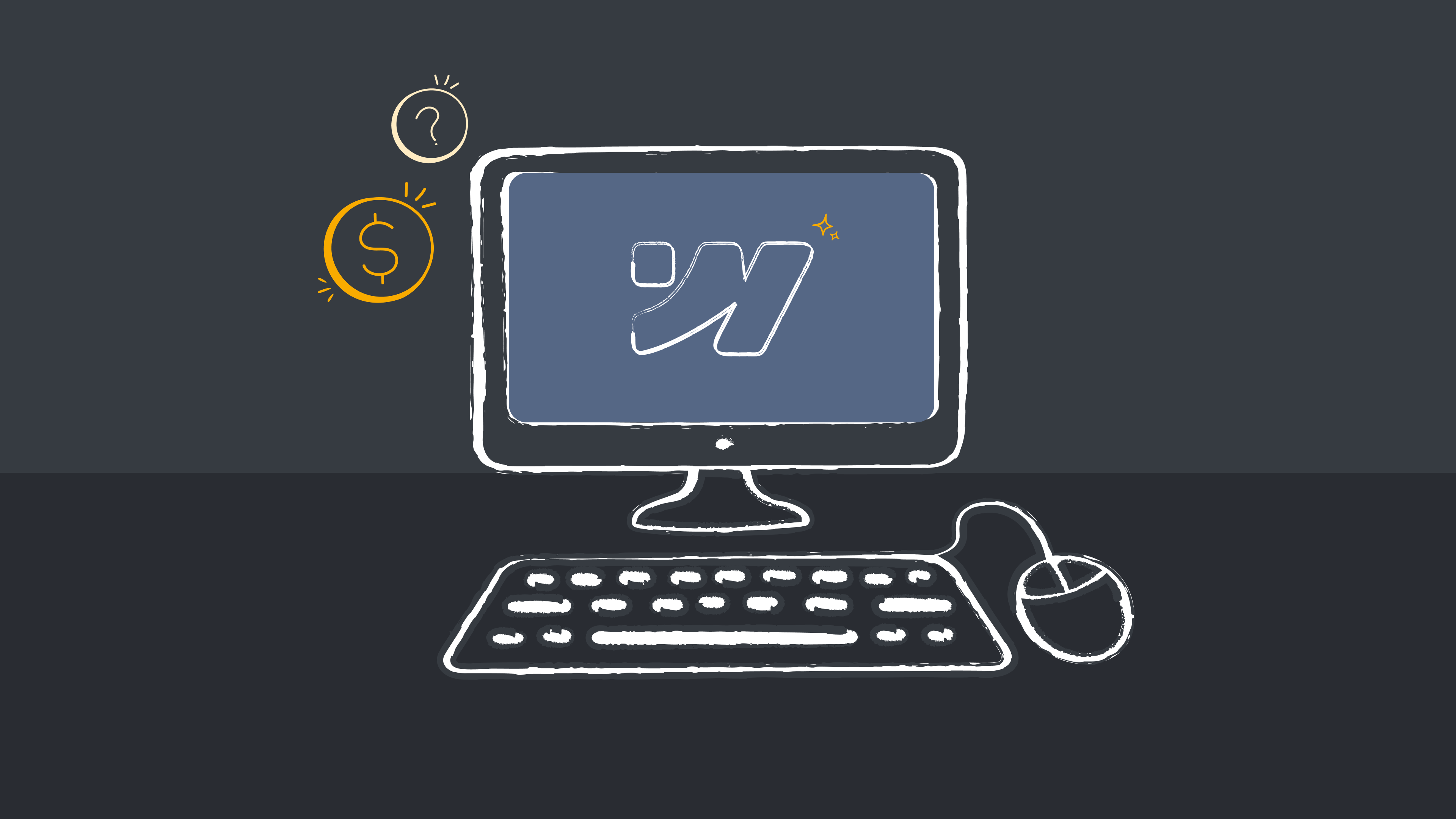 Image showing a computer with the Webflow logo on its screen