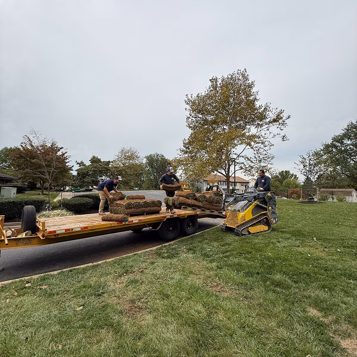 Mulch installation by James Creek Lawn and Landscape near me