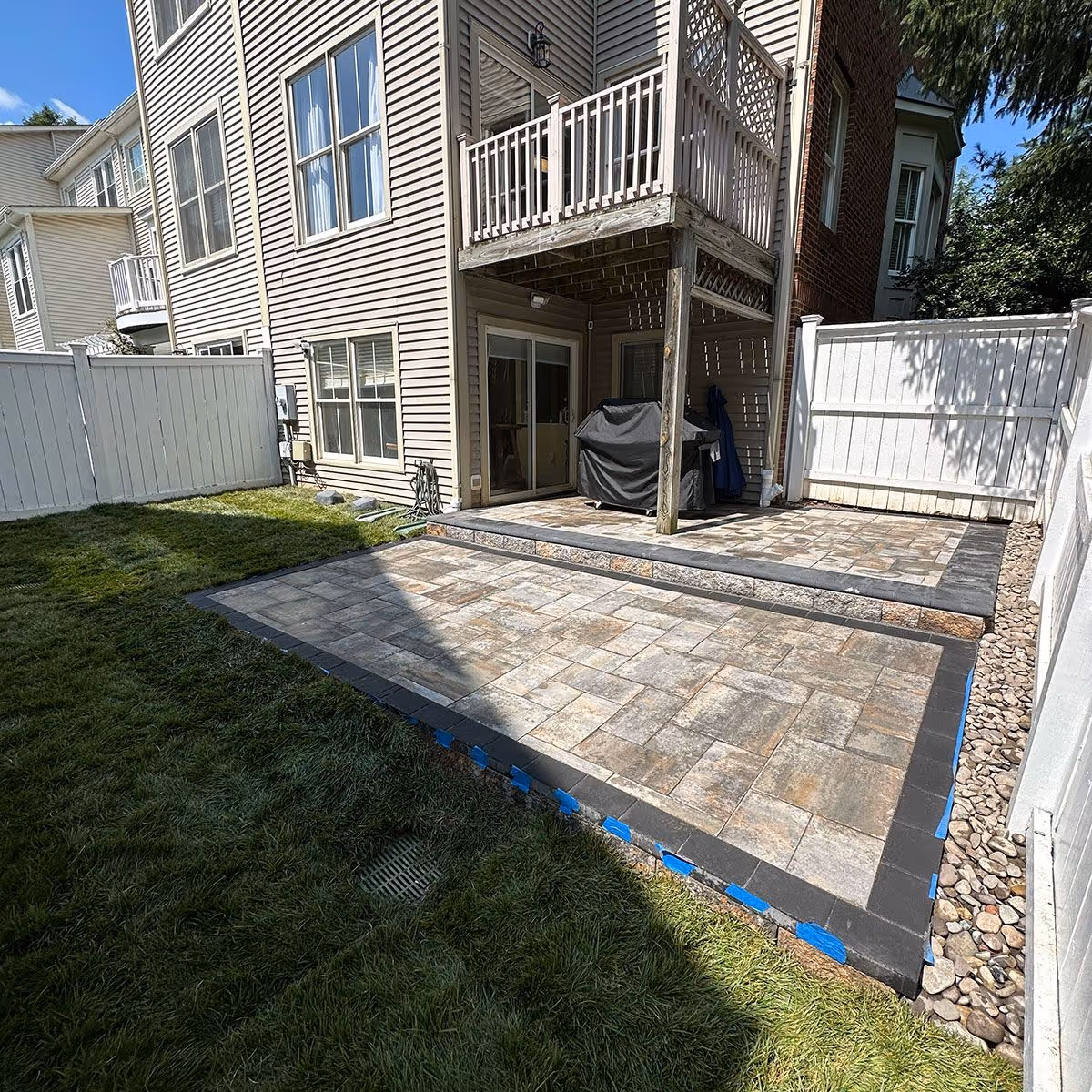 Patio installation by James Creek Lawn and Landscape near me