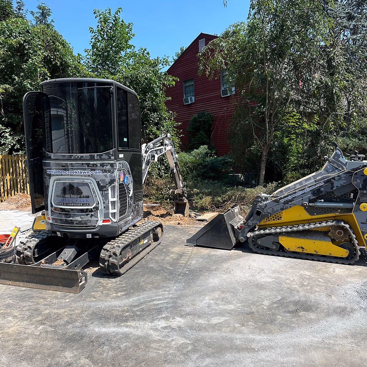 Heavy equipment skid steer working near me for property improvement