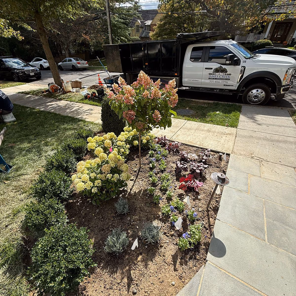 James Creek Lawn and Landscape service truck near me