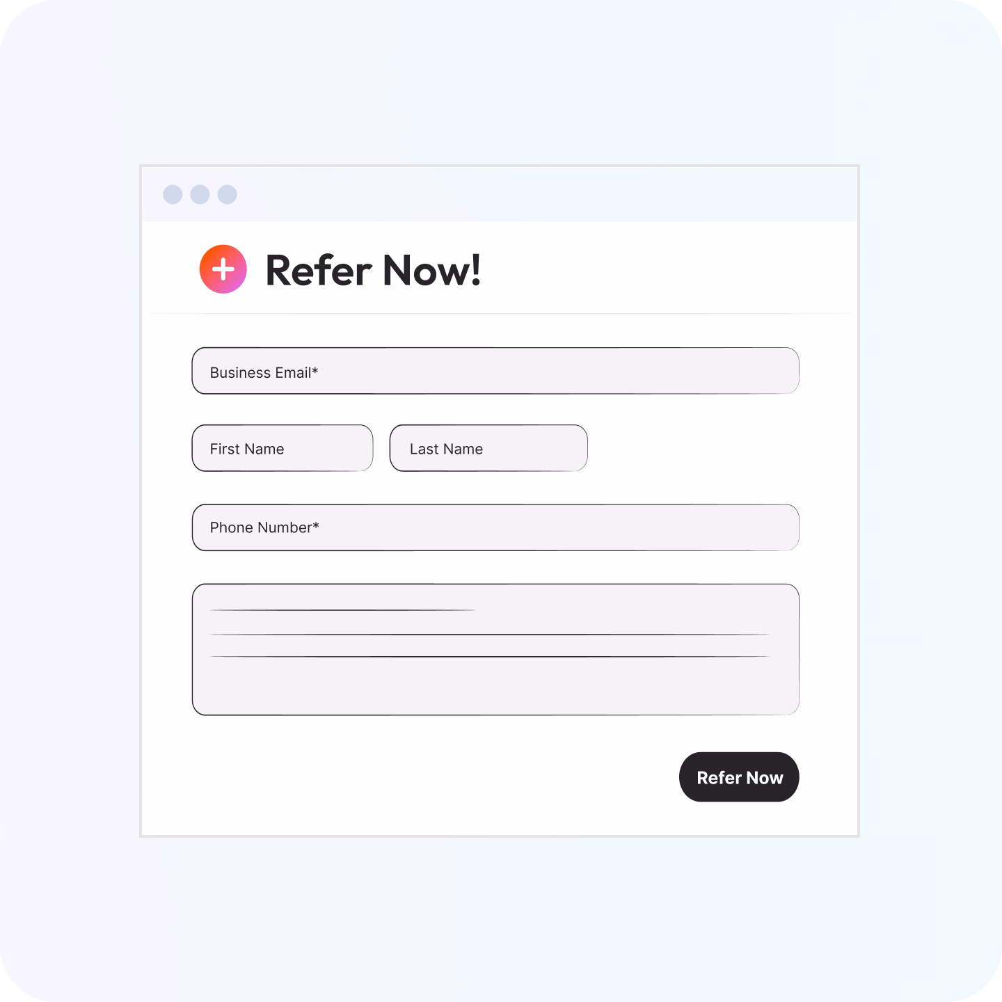fill referral form