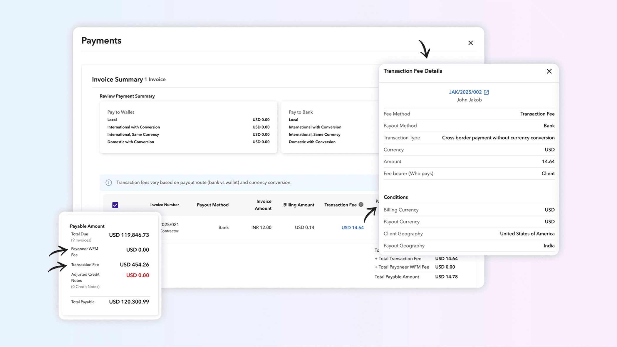 Transaction Fee Transparency