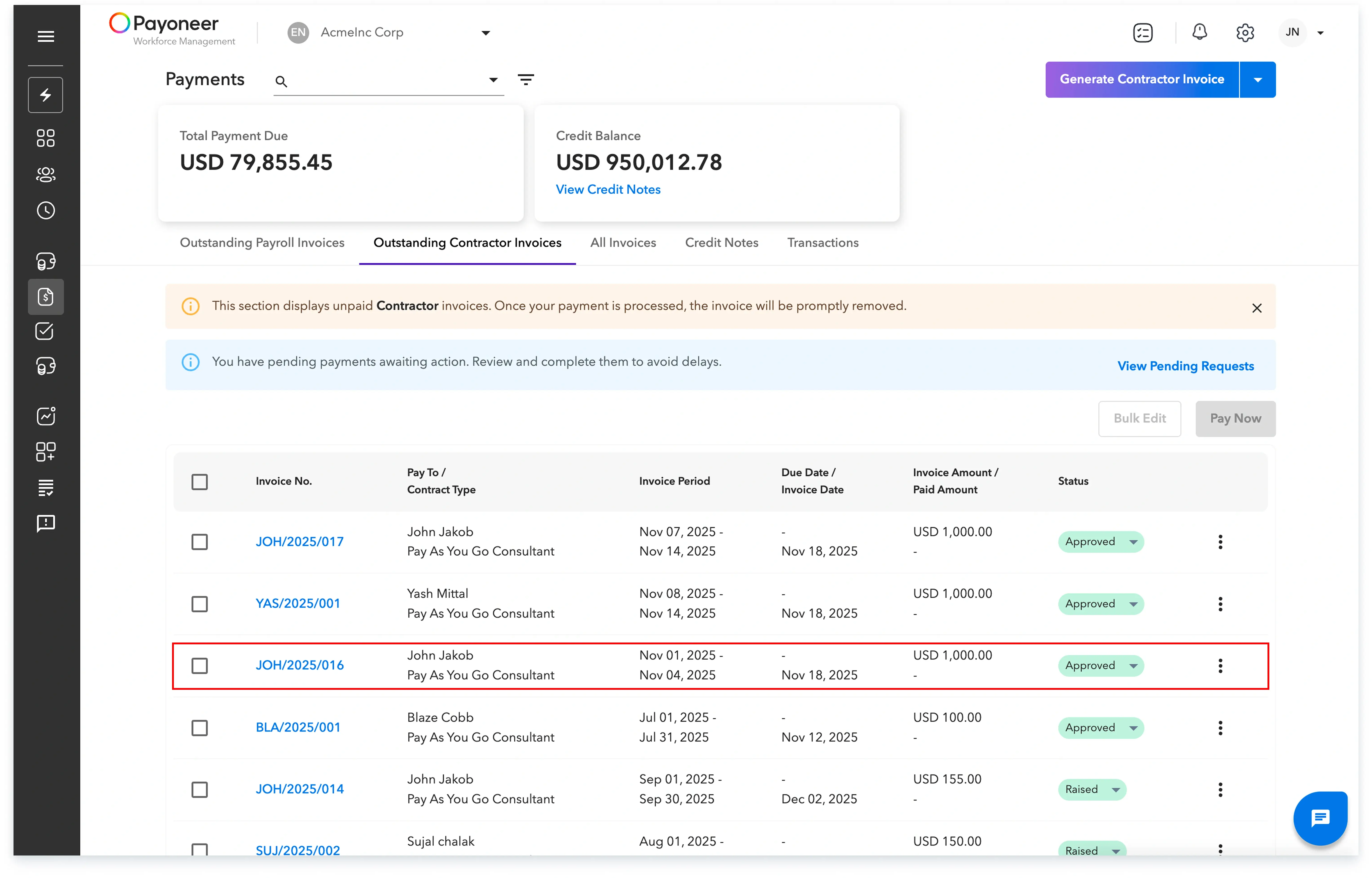 successfully approved