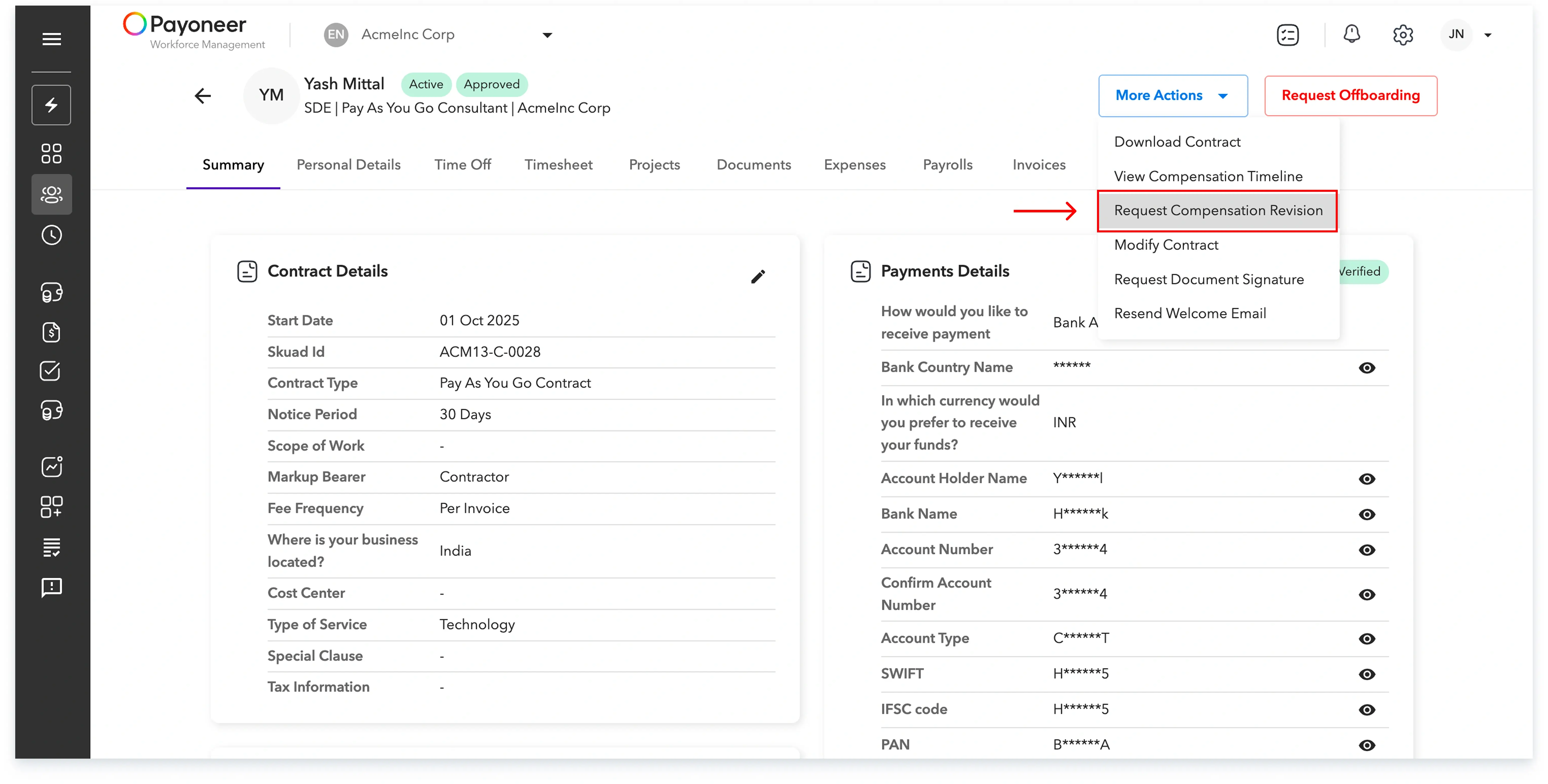 Compensation Revision