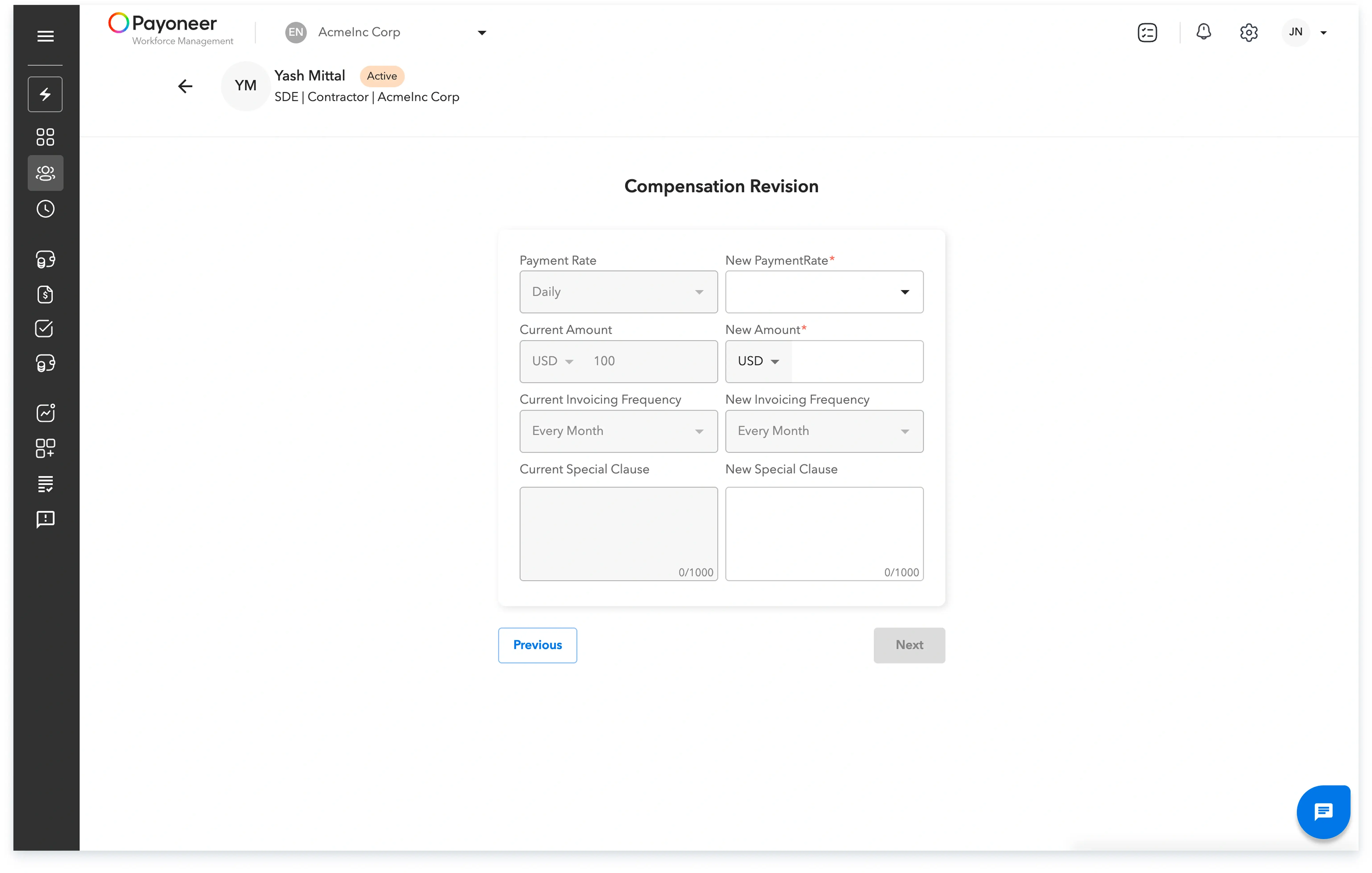 new compensation amount